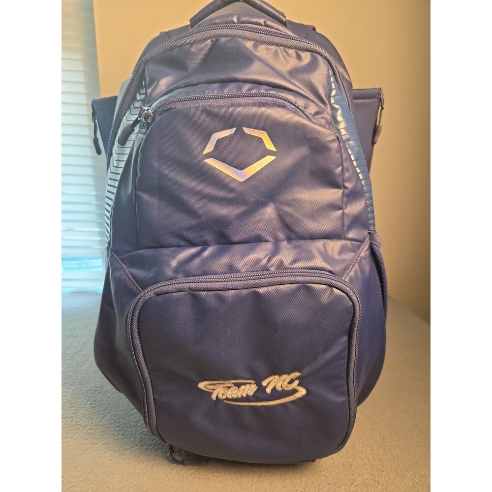 EvoShield Tone Set Baseball Softball Bat Backpack Bag Navy Blue Team NCEUC